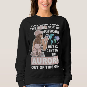 Camiseta Menina legal da cidade de Aurora Orgulhosa de Auro