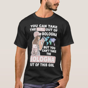 Camiseta Menina legal da cidade de Bolonha Orgulhosa de Bol