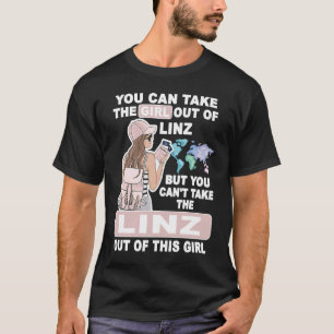 Camiseta Menina legal de Linz City contorcida Linz Girl
