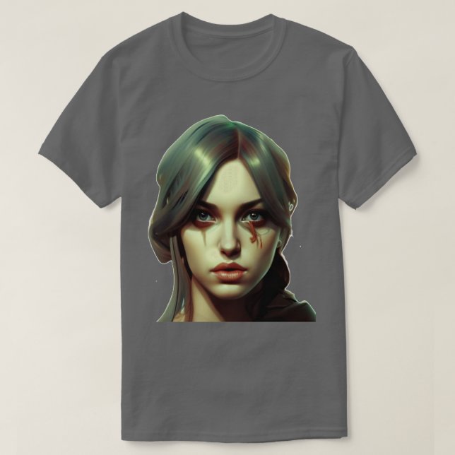Camiseta menina má (Frente do Design)