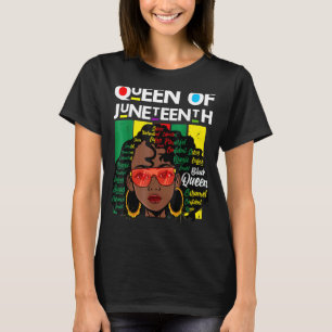 Camiseta Menina Mágica da Rainha Negra Melanina da Junta