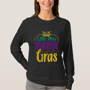 Camiseta Menina Mardi Gras Nola Garota Adolescente Crianças