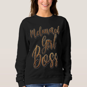 Camiseta Menina Melanizada Incrível Empresária Negra Afro-A