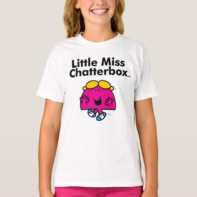 Camiseta Menina | Menina Chatterbox é Tão Chatterbox (Frente)