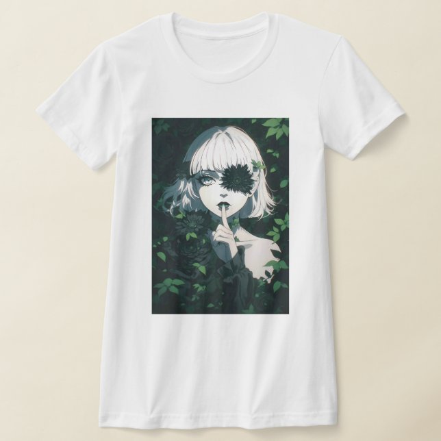 Camiseta Menina Mística de Anime  (Postura )