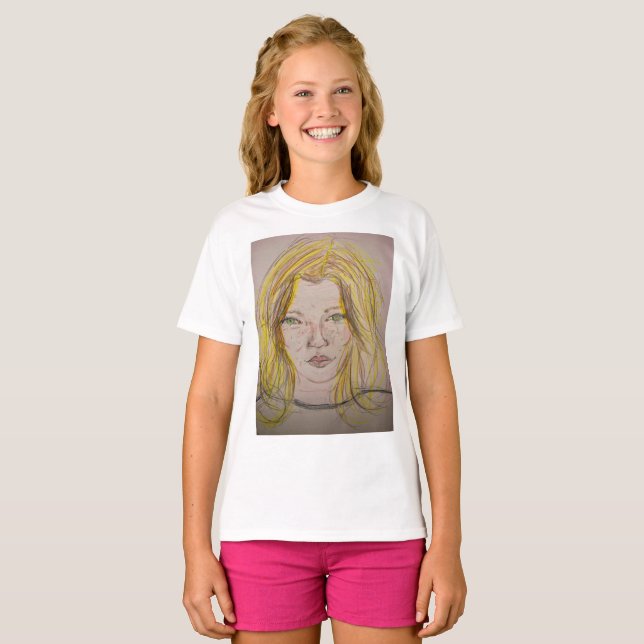 Camiseta Menina Modelo (Frente Completa)