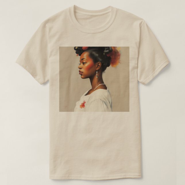 Camiseta Menina na Pintura (Frente do Design)