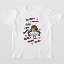 Camiseta Menina Nativa Americana Bonita E Feliz