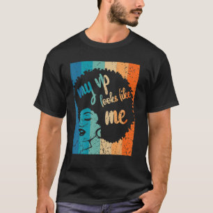 Camiseta Menina Negra Afro Meninos Minha Vp Parece Que Eu V
