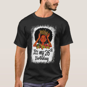 Camiseta Menina Negra De 26 Anos É Minha 26