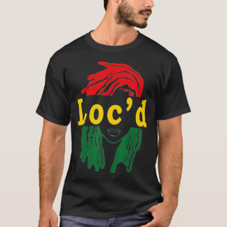 Camiseta Menina Negra de Cabelo Bloqueado Melanin