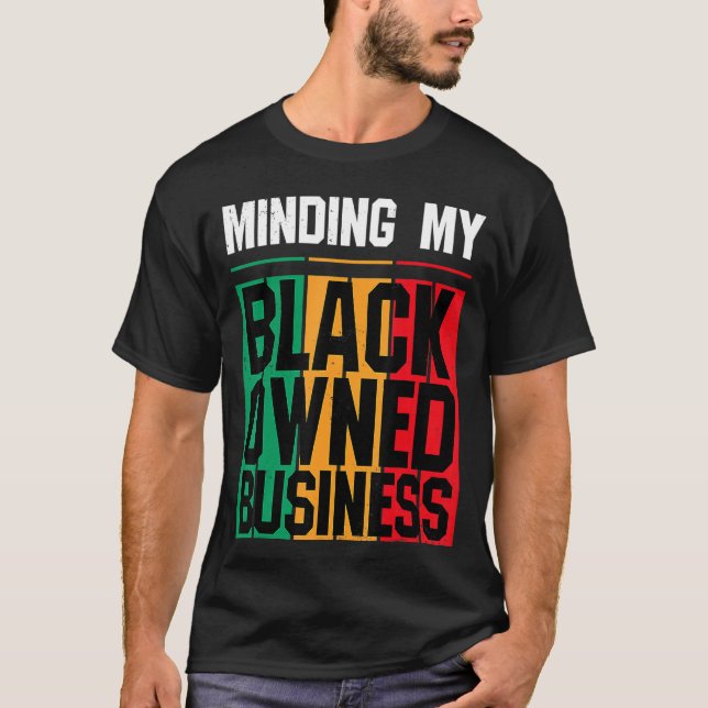 Camiseta Menina Negra De Minha Garota De Negócios Mulher Em (Frente)