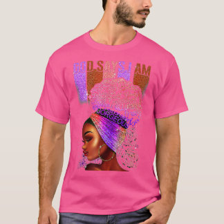Camiseta Menina Negra Diz Que Sou A Mãe Da História Da Mela