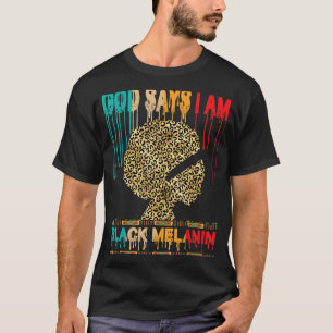 Camiseta Menina Negra Diz Que Sou A Mãe Da História Da Mela