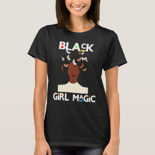 Camiseta Menina Negra Mágica Afro Mulher Sista Melanin Wome