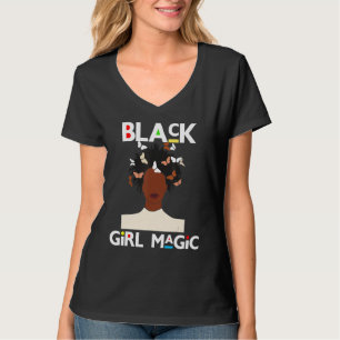 Camiseta Menina Negra Mágica Afro Mulher Sista Melanin Wome