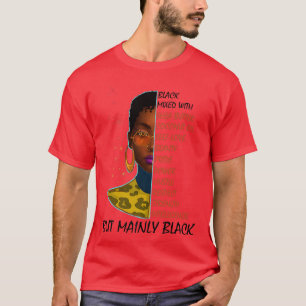 Camiseta Menina Negra Melanina Menina Negra História Mês
