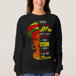Camiseta Menina Negra Mulher Africana Afro Eu Sou A Stor