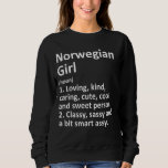 Camiseta Menina Norueguesa, Noruega Funny Country Home Root<br><div class="desc">Menina Norueguesa,  Noruega,  Engraçada,  País Residencial,  Descendência</div>