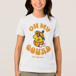 Camiseta Menina Ocupada Oh Meu Feliz Dia das Bruxas