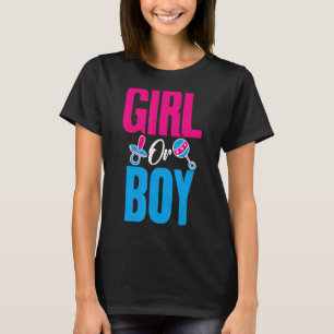 Camiseta Menina Ou Menino Em Breve Para Ser Pais De Rosa Ou