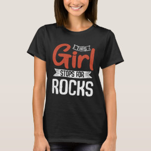 Camiseta Menina Para Por Rochas Diversão Geologia Geólogo C