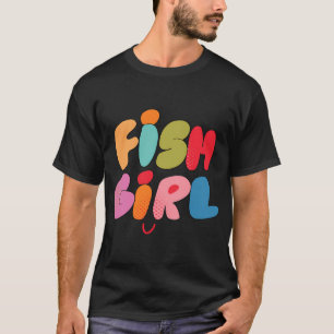 Camiseta Menina Peixe (Lilás)