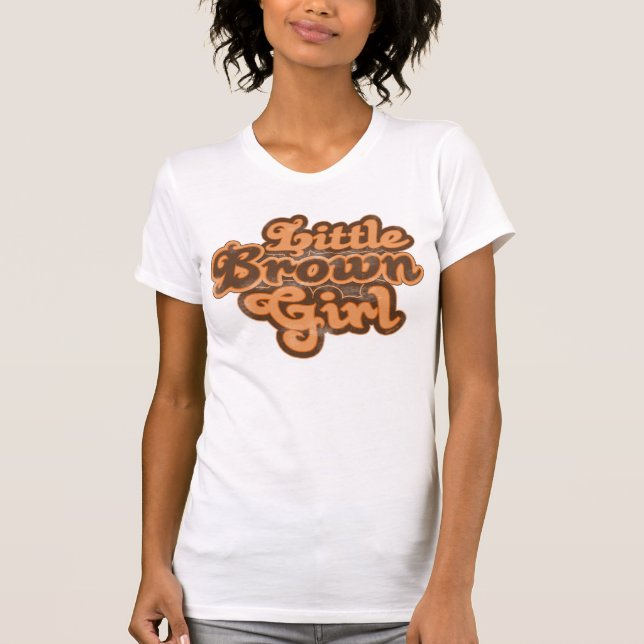Camiseta Menina pequena 08 de Brown (Frente)