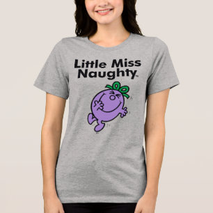 Camiseta Menina   Pequena Senhorita Naughty é Tão Nojenta