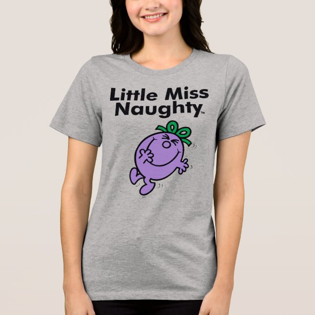 Camiseta Menina | Pequena Senhorita Naughty é Tão Nojenta (Frente)