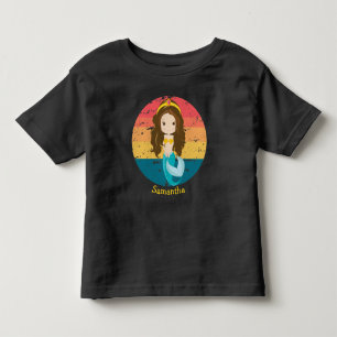 Camiseta Menina Pequena Sereia