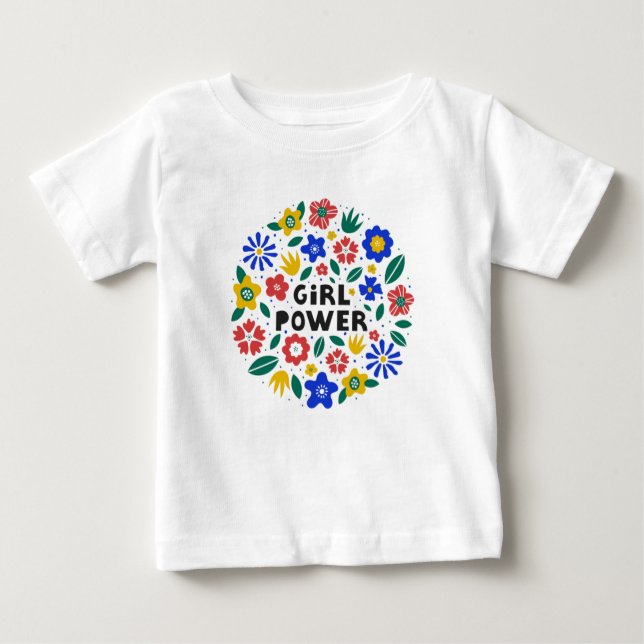 Camiseta Menina Poder Feminista (Frente)