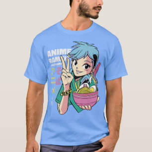 Camiseta Menina Que Ama Anime Ramen E Desenhando 121
