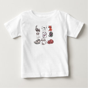 Camiseta Menina que Ama Gatos