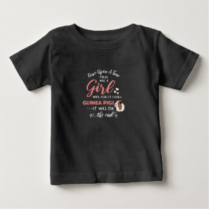 Camiseta Menina Que Ama Porquinhos-da-índia Amante de Porqu