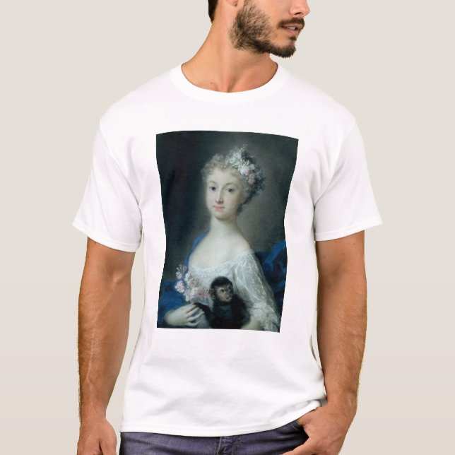 Camiseta Menina que guardara um macaco (Frente)
