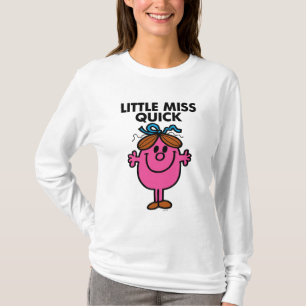 Camiseta Menina Rápida Letra negra