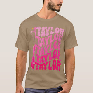 Camiseta Menina Retroaylor Primeiro Nome Aniversário Person