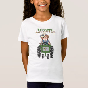 Camiseta Menina Rolo De Trator