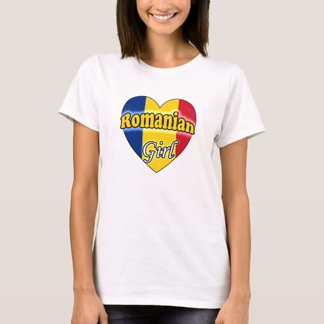 Camiseta Menina Romena (Frente)