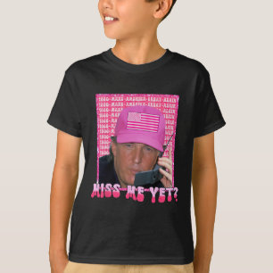 Camiseta Menina Rosa Mim Ainda Engraçada Trump 2024 Shirt G