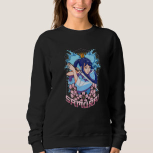 Camiseta Menina Samurai Katana Guerreira Japonesa Kendo