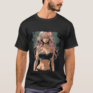 Camiseta Menina Sexy em Black Bikini