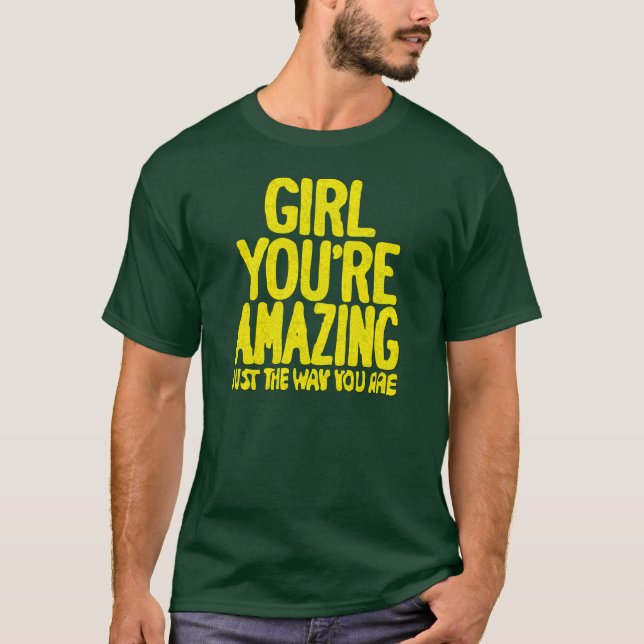 Camiseta Menina sua surpresa apenas da maneira você é (Frente)