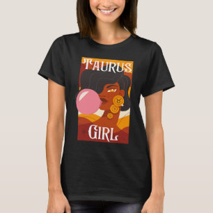 Camiseta Menina Taurus Menina Mulher Taurus para mulher