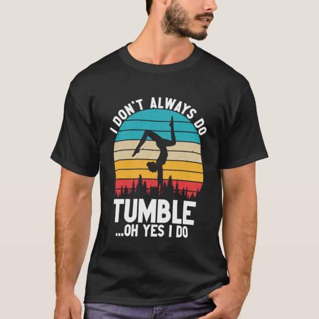 Camiseta Menina Tumbling Gear Gymnast Gymnast Tumbler 13 (Frente)