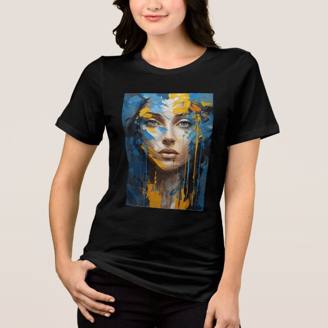 Camiseta Menina ucraniana. (Frente)