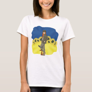 Camiseta Menina ucraniana
