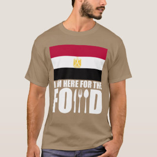 Camiseta Menina viagem comida souvenir Egito