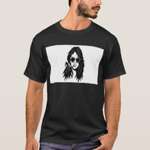 Camiseta Menina Vivacious nas máscaras
